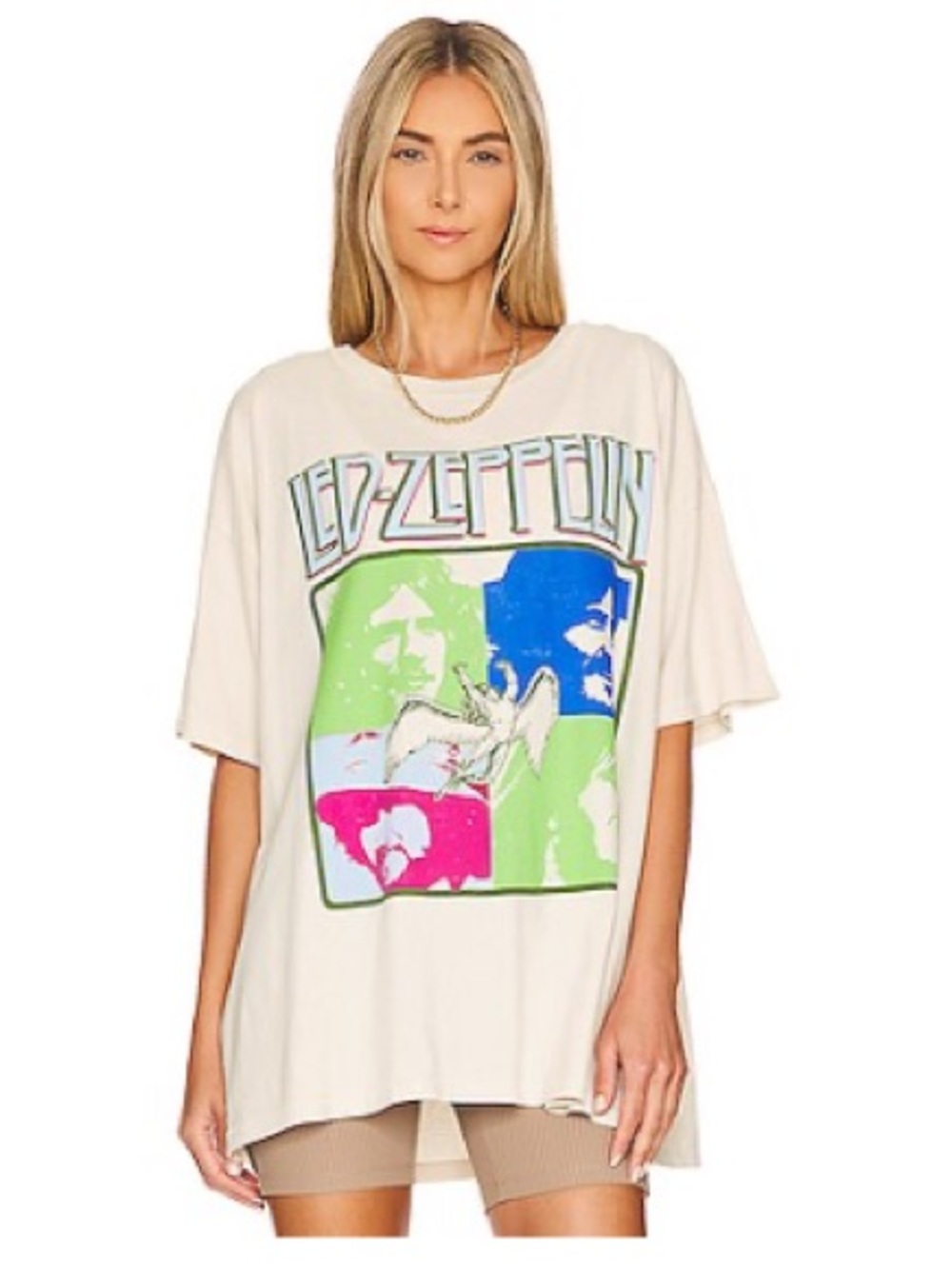 Led Zeppelin Four
Square Merch Tee in
Dirty White
DAYDREAMER - Picture 5 of 9